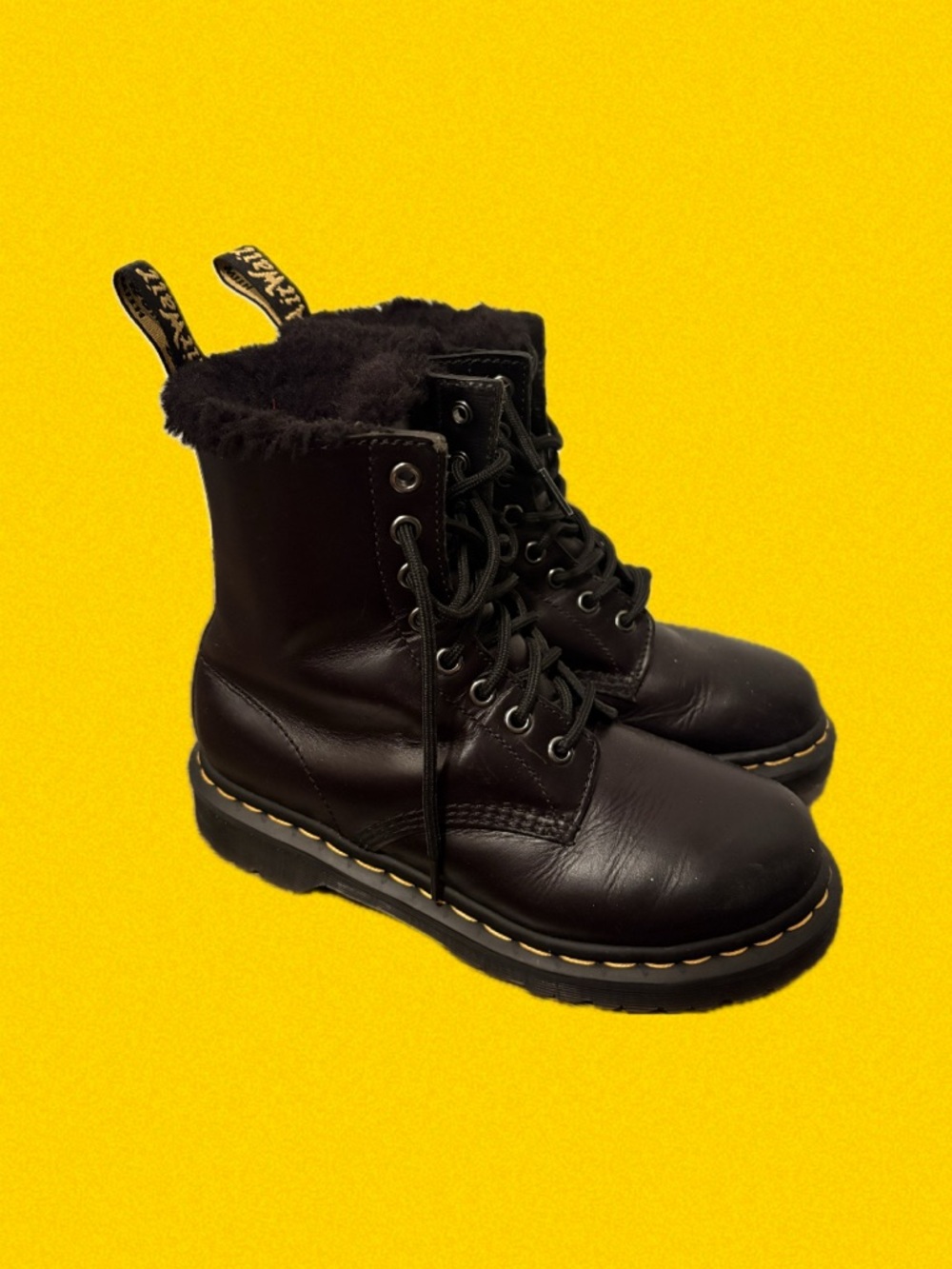 Fluffy Doc Martens